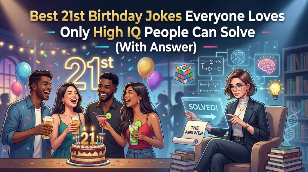 Best 21st Birthday Jokes Everyone Loves With Laugh Clouds
