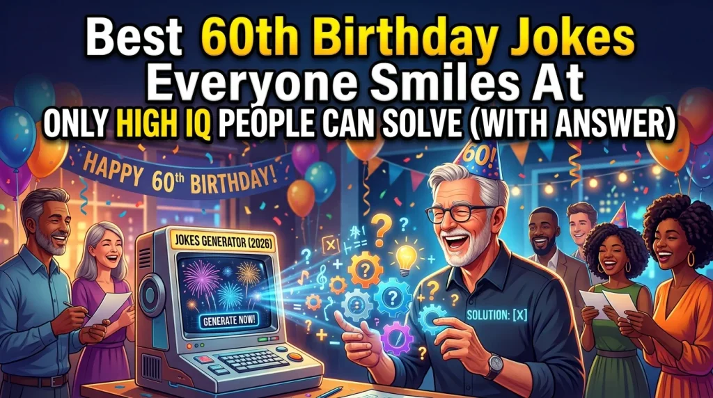 Best 60th Birthday Jokes Everyone Smiles At With Laugh Clouds