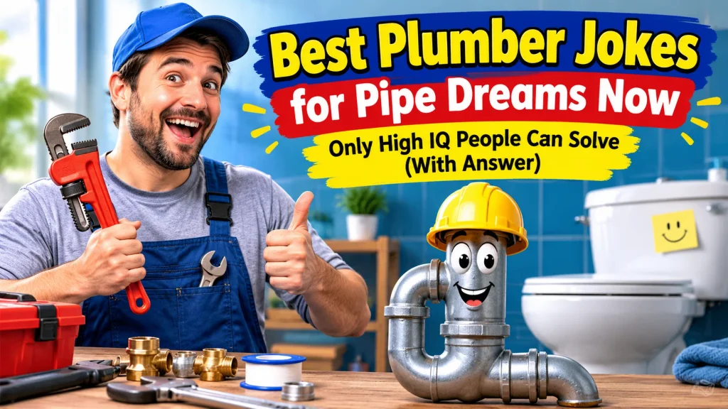 Best Plumber Jokes for Pipe Dreams Now With Laugh Clouds