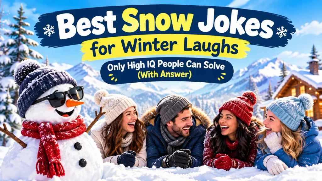 Best Snow Jokes for Winter Laughs With Laugh Clouds