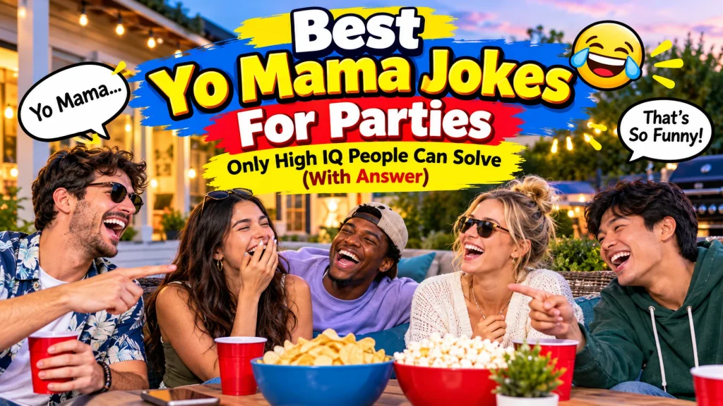 Best Yo Mama Jokes For Parties With Laugh Clouds