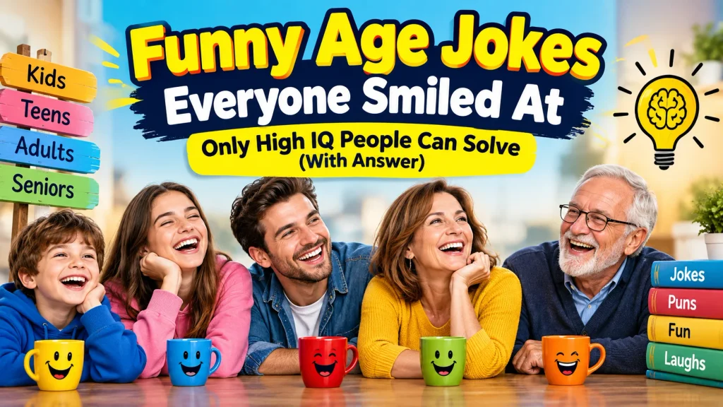 Funny Age Jokes Everyone Smiled At With Laugh Clouds