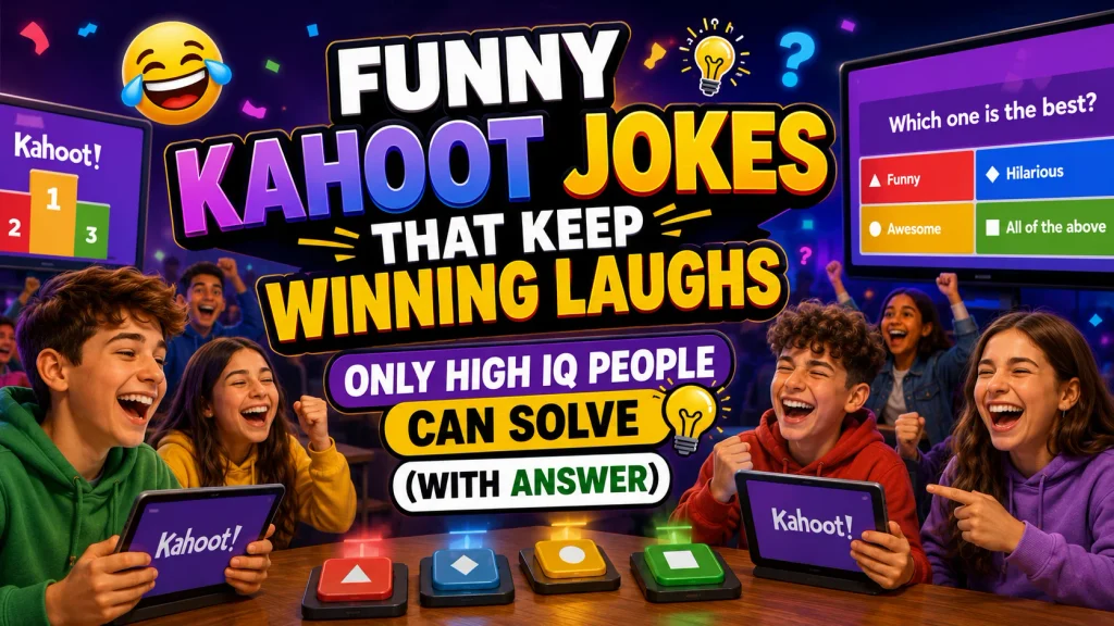 Funny Kahoot Jokes That Keep Winning Laughs
