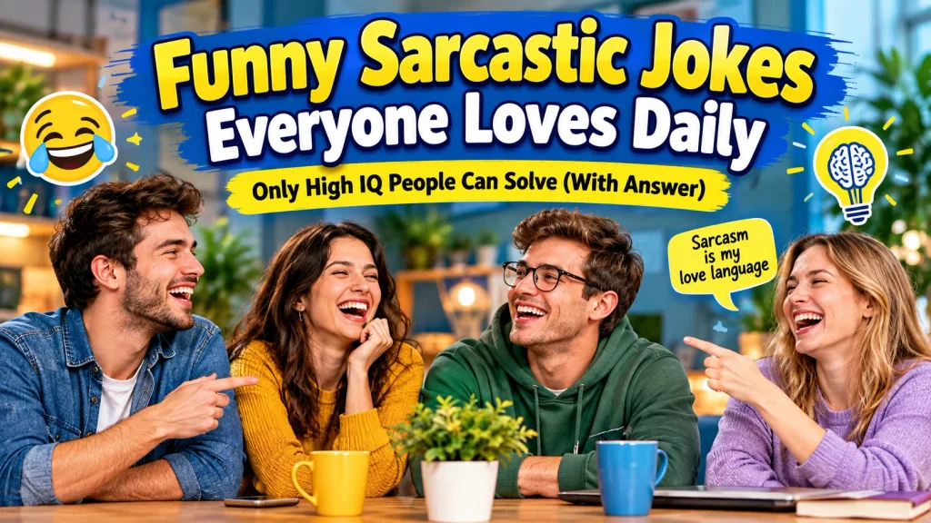 Funny Sarcastic Jokes Everyone Loves Daily With Laugh Clouds