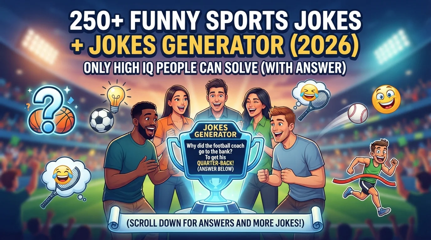 Funny Sports Jokes With Laugh Clouds