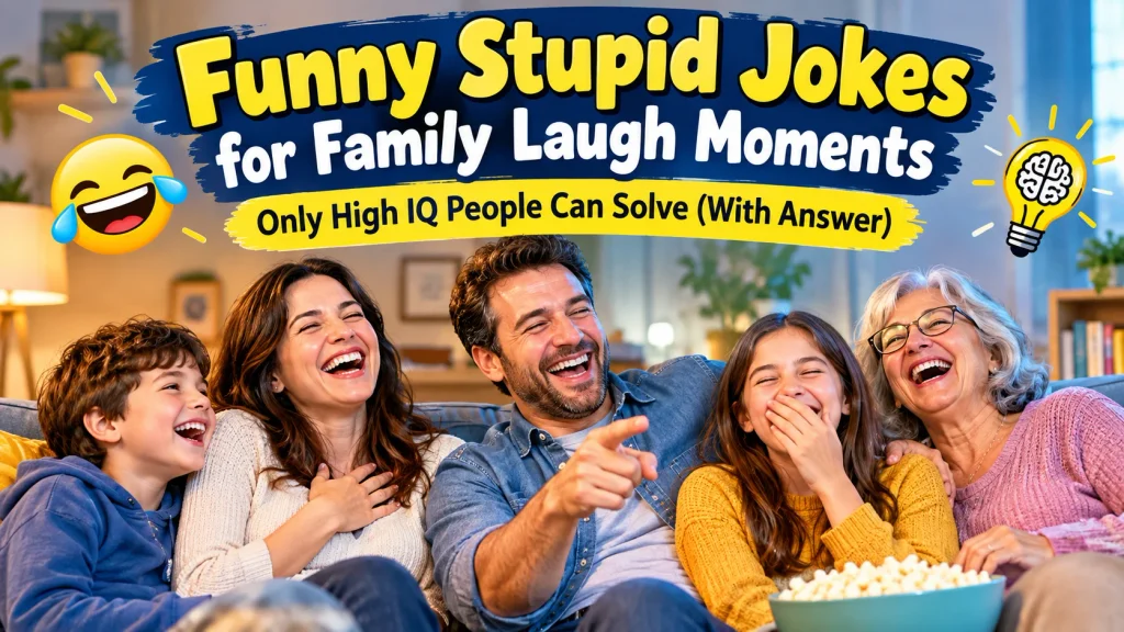 Funny Stupid Jokes for Family Laugh Moments With Laugh Clouds