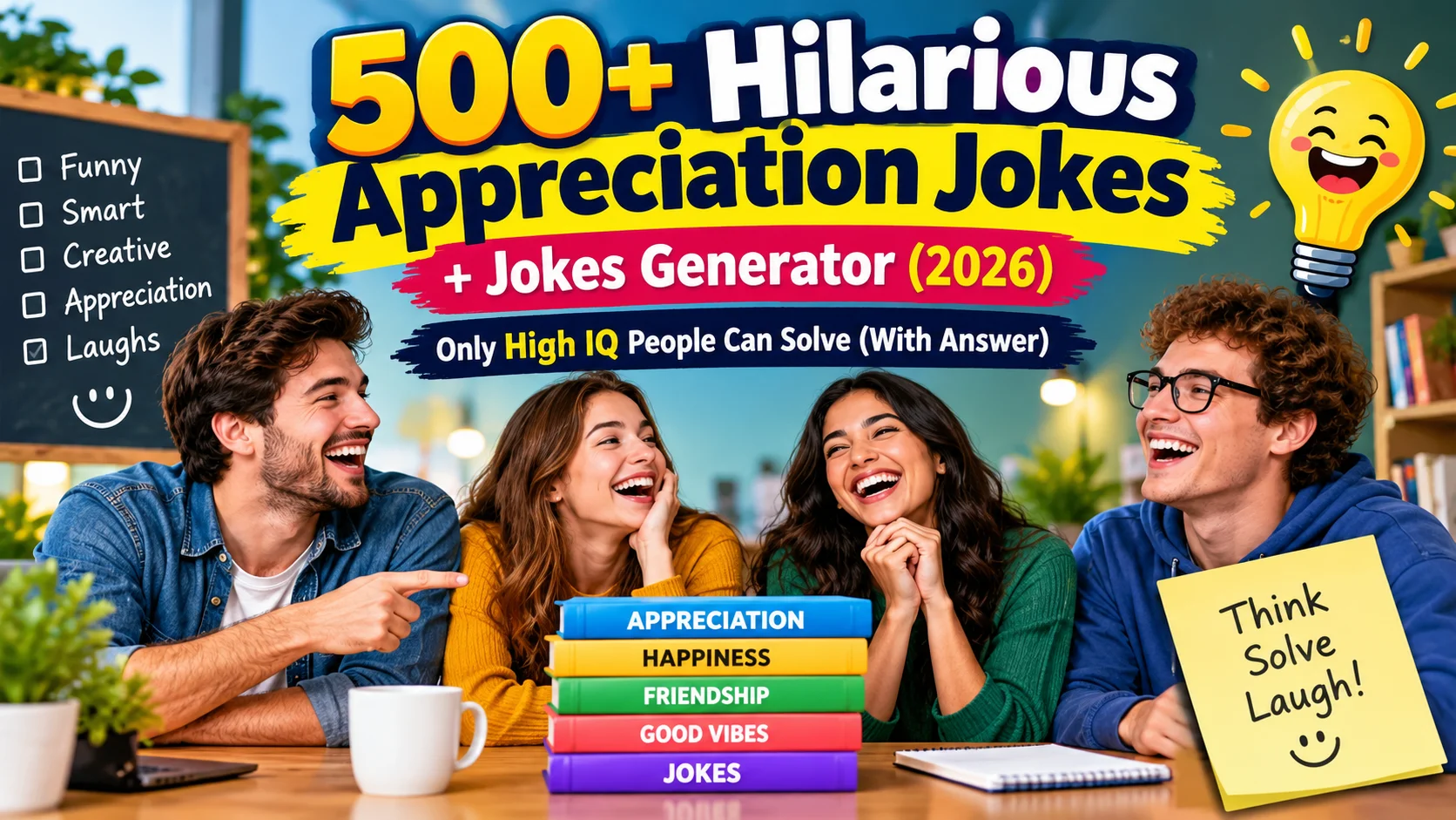 Hilarious Appreciation Jokes with laugh clouds