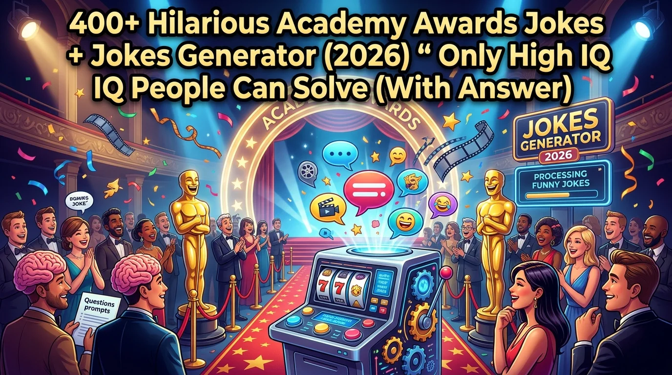 Hilarious Academy Awards Jokes With Laugh Clouds
