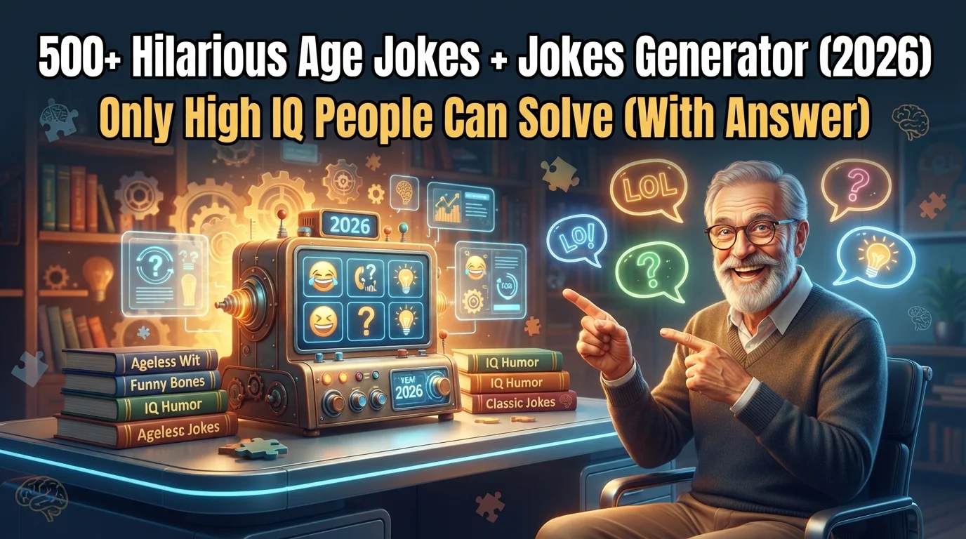 Hilarious Age Jokes With Laugh Clouds