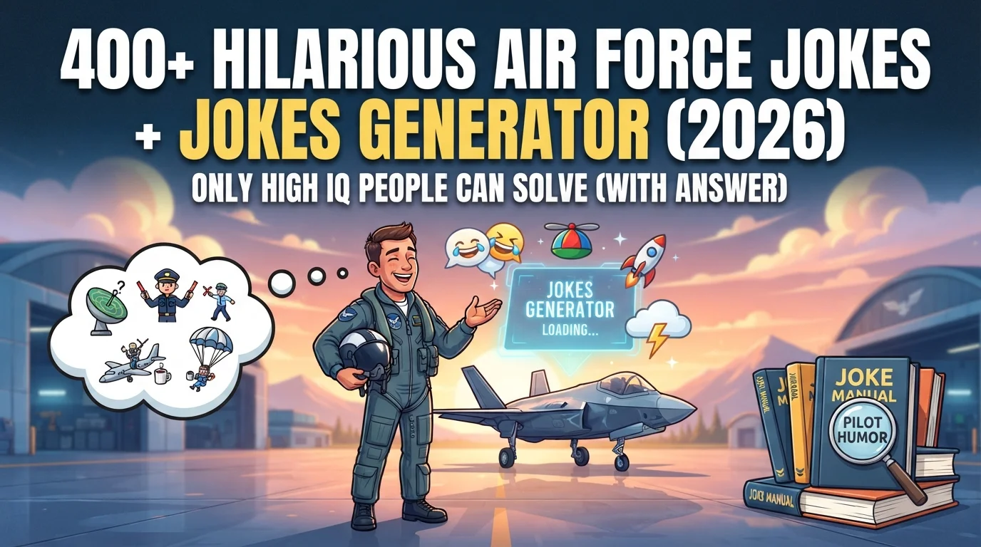Hilarious Air Force Jokes With Laugh Clouds