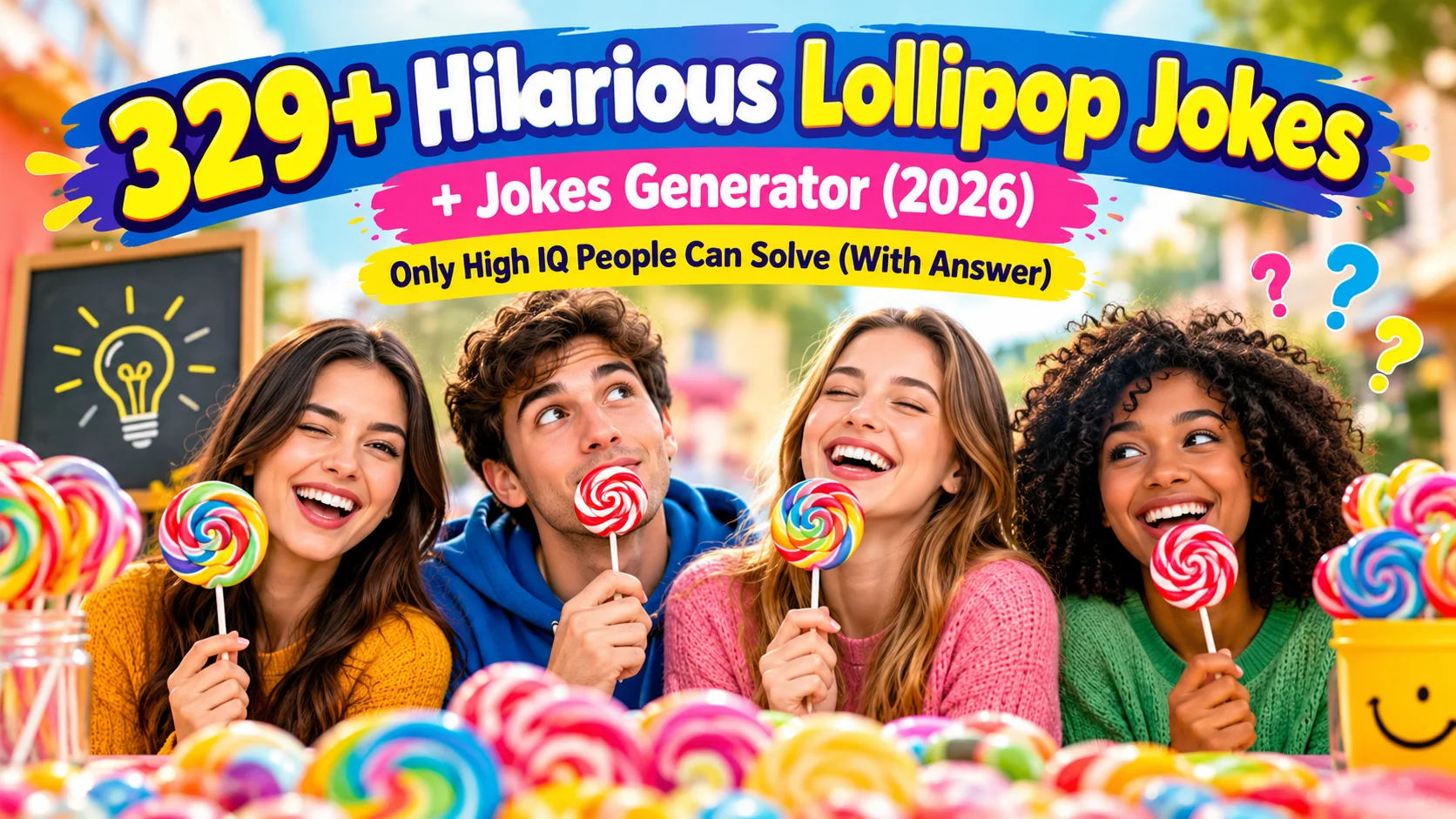 Hilarious Lollipop Jokes with Laugh Clouds