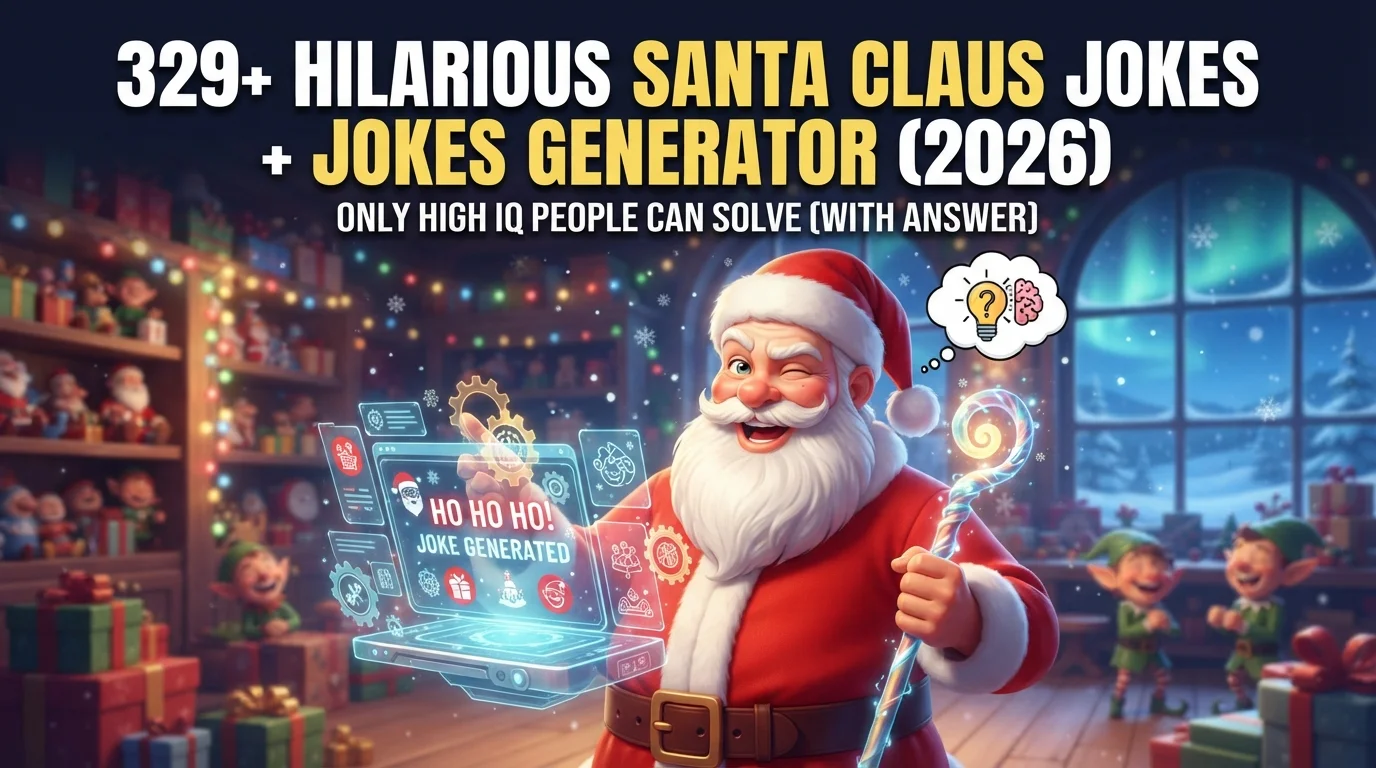 Hilarious Santa Claus Jokes With Laugh Clouds