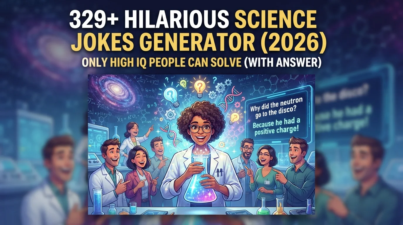 Hilarious Science Jokes With Laugh Clouds