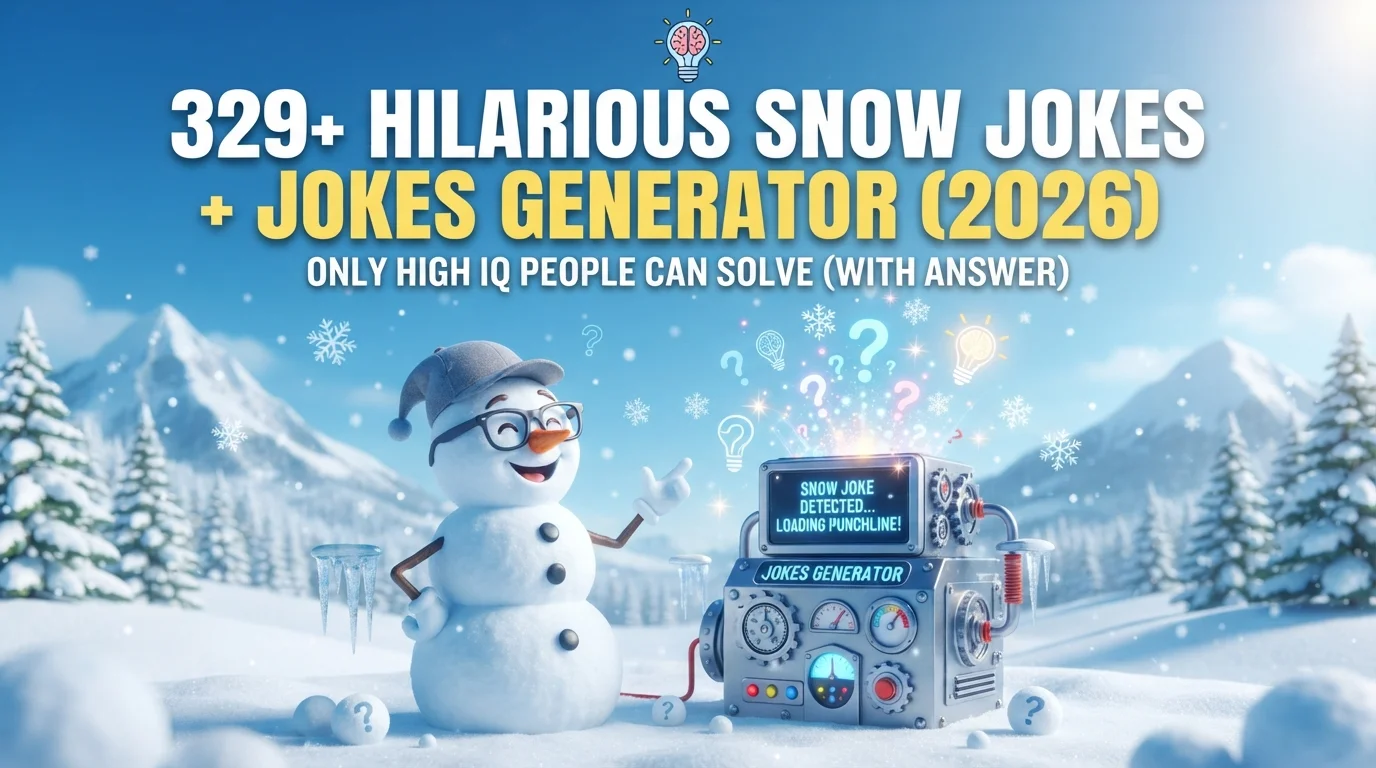 Hilarious Snow Jokes With Laugh Clouds