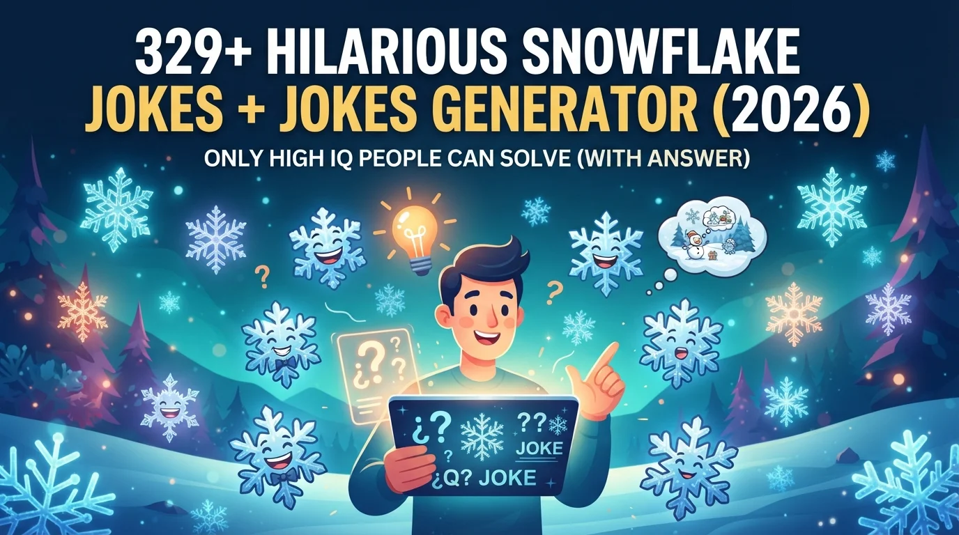 Hilarious Snowflake Jokes With Laugh Clouds