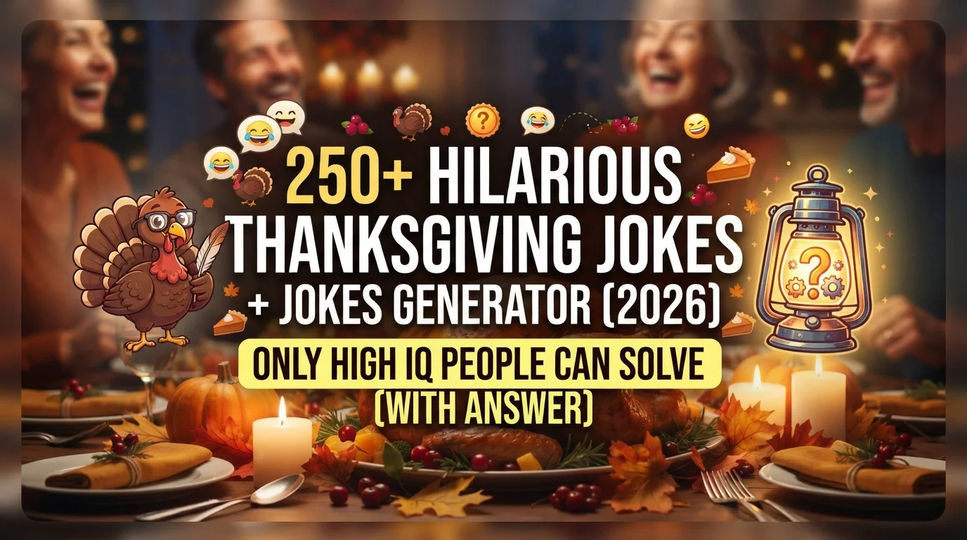 Hilarious Thanksgiving Jokes With Laugh Clouds