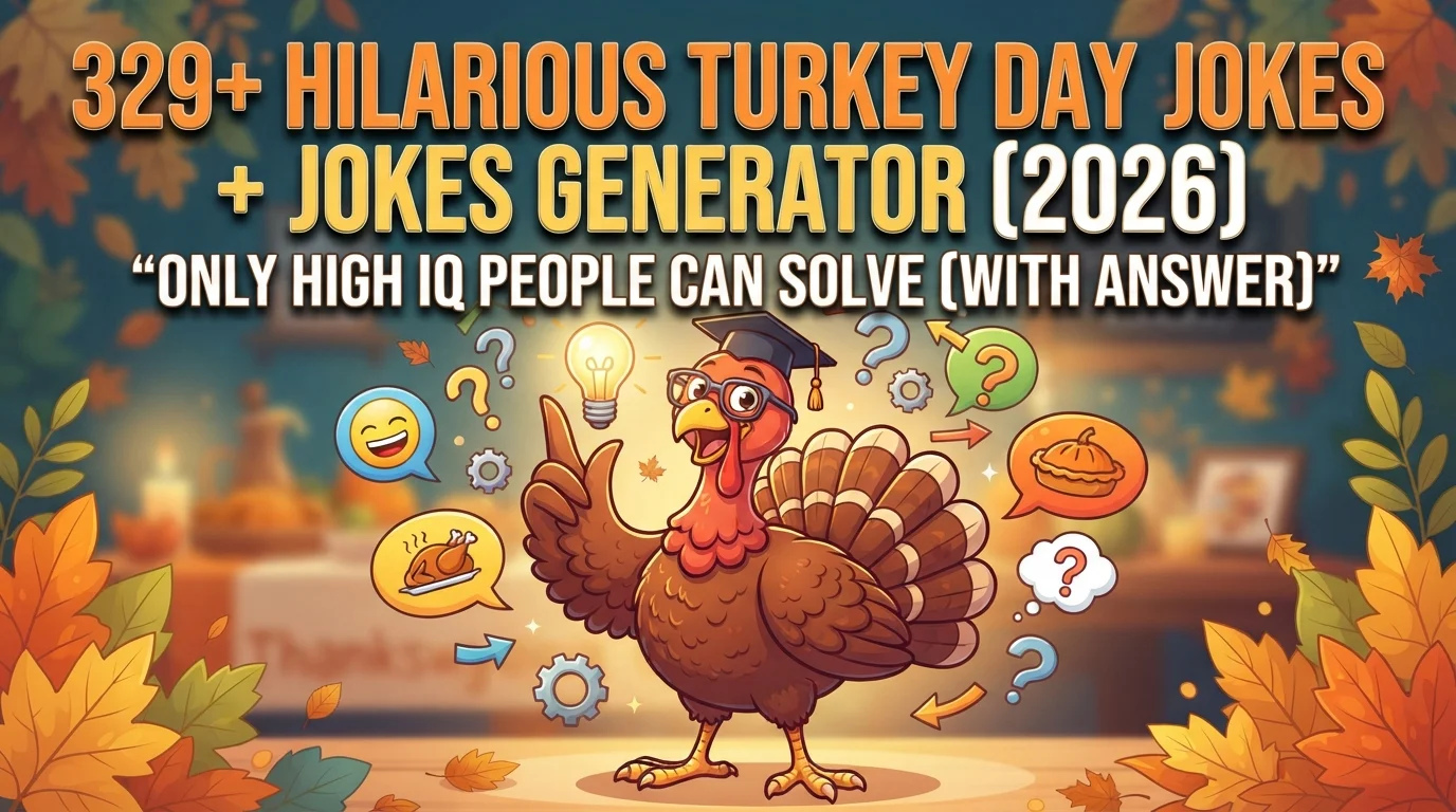 Hilarious Turkey Day Jokes With Laugh Clouds