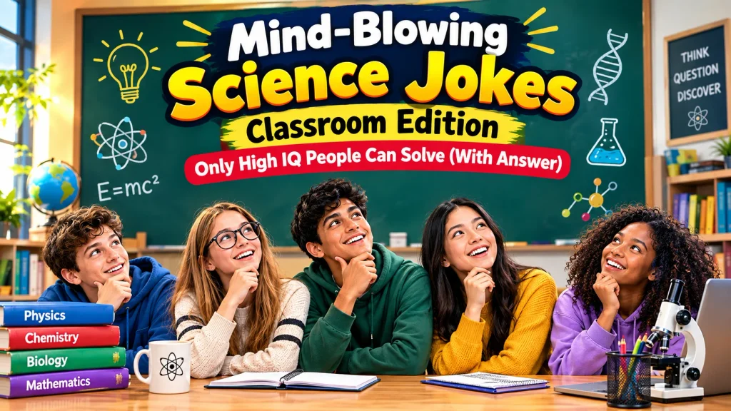 Mind-Blowing Science Jokes Classroom Edition With Laugh Clouds