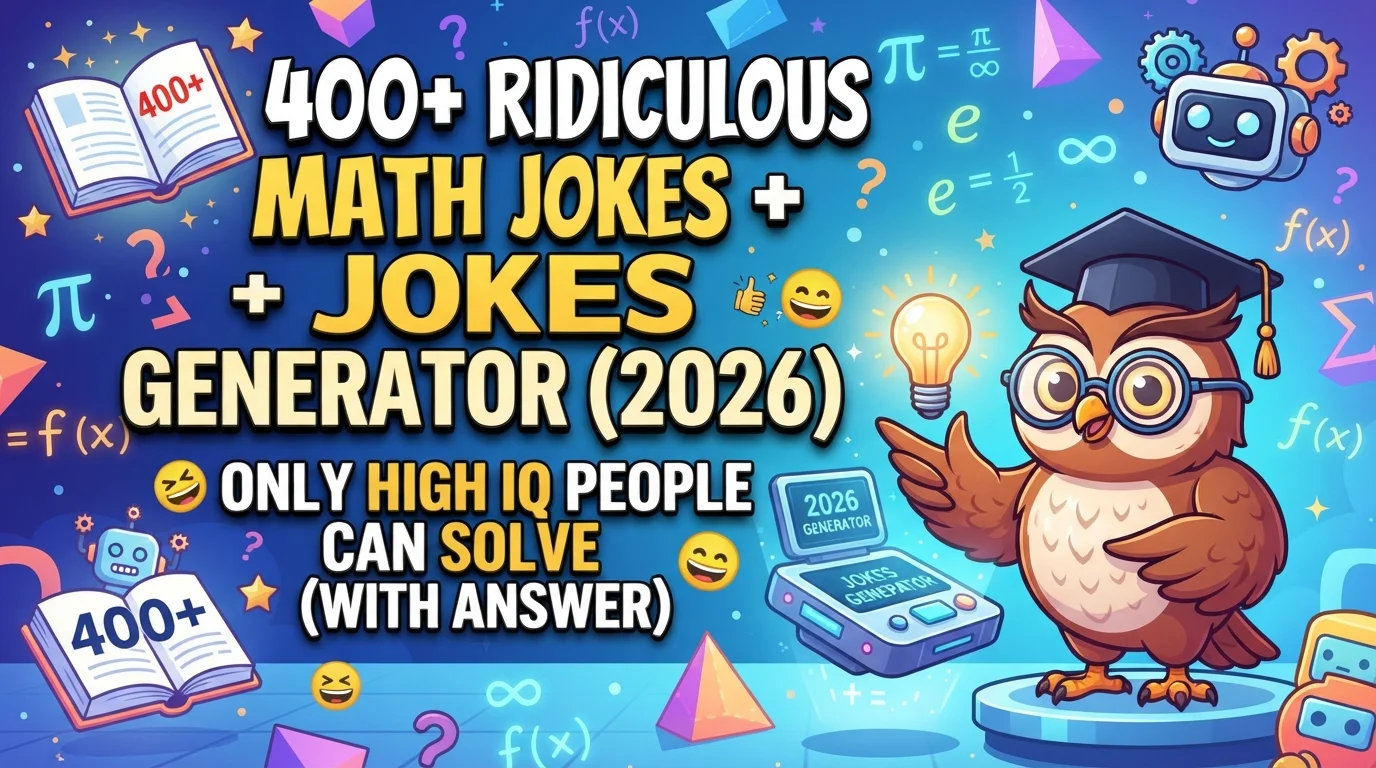Ridiculous Math Jokes With Laugh Clouds