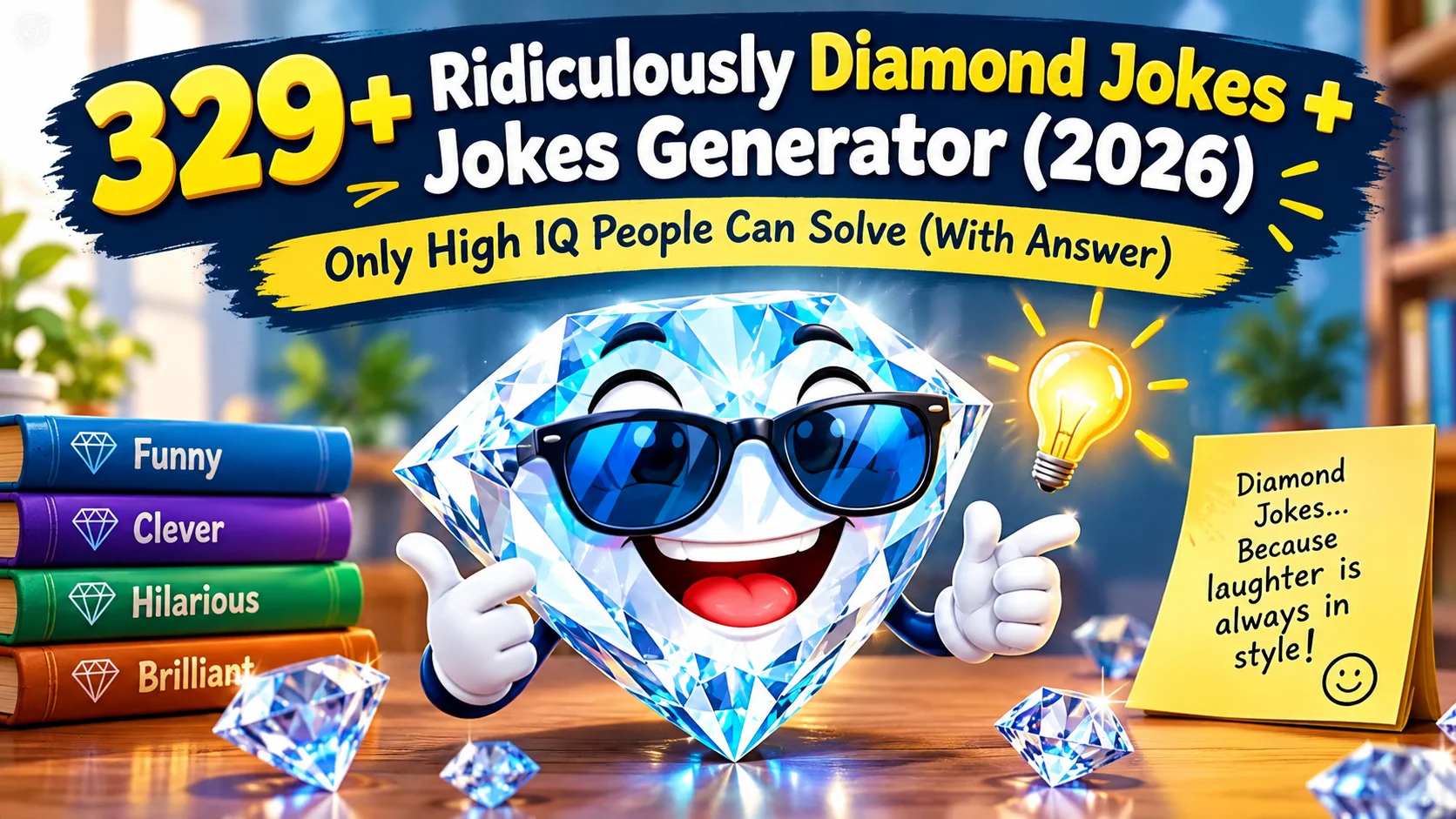 Ridiculously Diamond Jokes laugh clouds