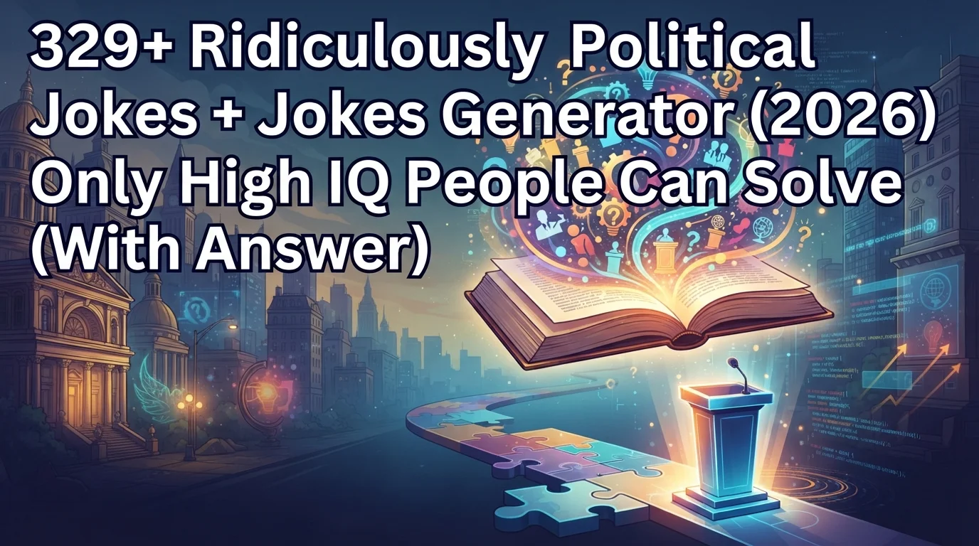 Ridiculously Political Jokes With Laugh Clouds