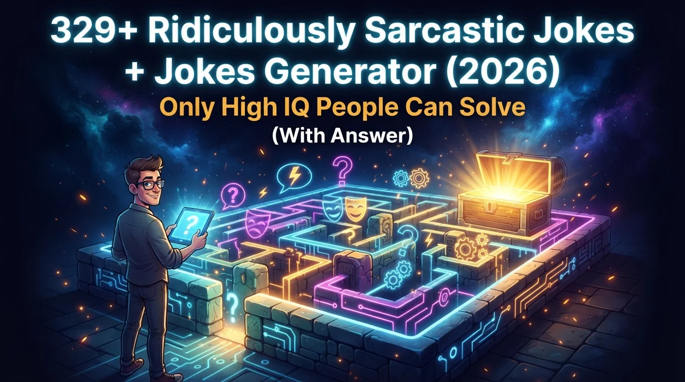 Ridiculously Sarcastic Jokes With Laugh Clouds