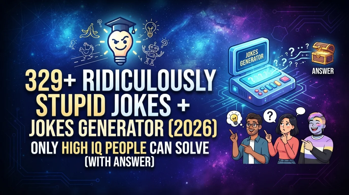Ridiculously Stupid Jokes With Laugh Clouds