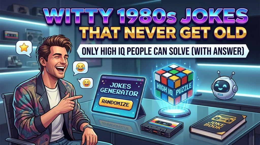 Witty 1980s Jokes That Never Get Old With Laugh Clouds