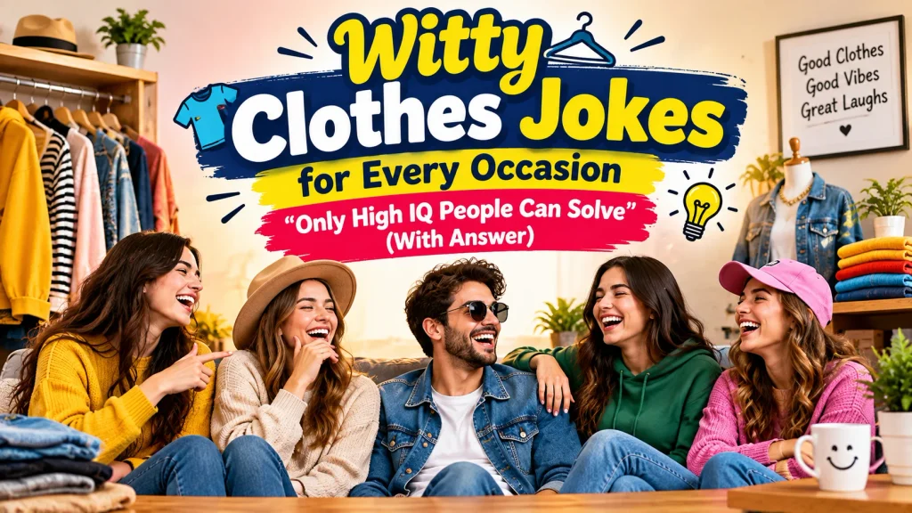 Witty Clothes Jokes for Every Occasion