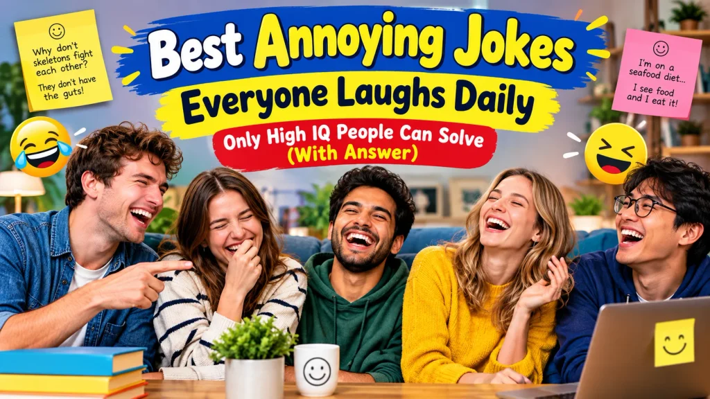 Best Annoying Jokes Everyone Laughs Daily With Laugh Clouds