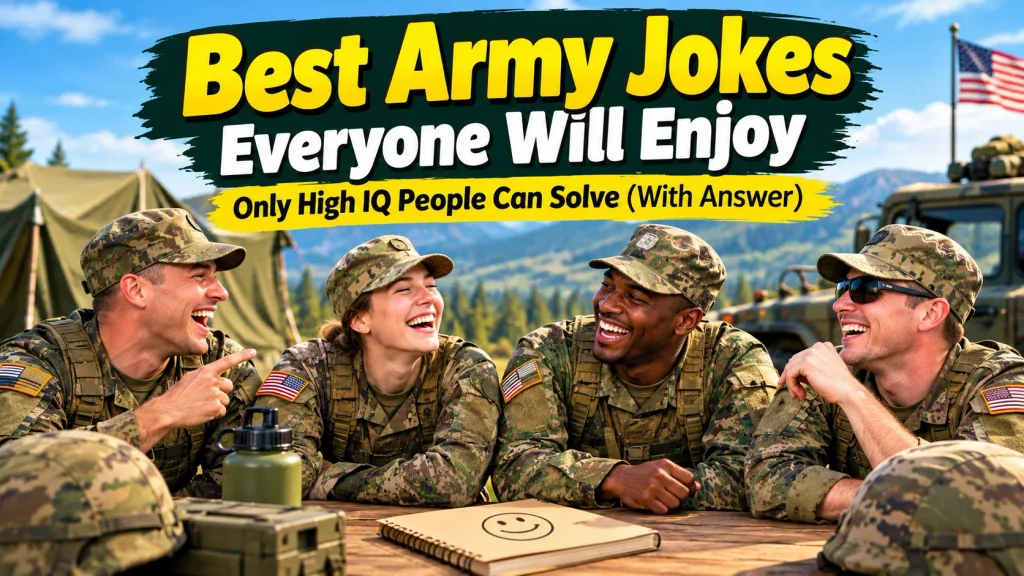 Best Army Jokes Everyone Will Enjoy With Laugh Clouds