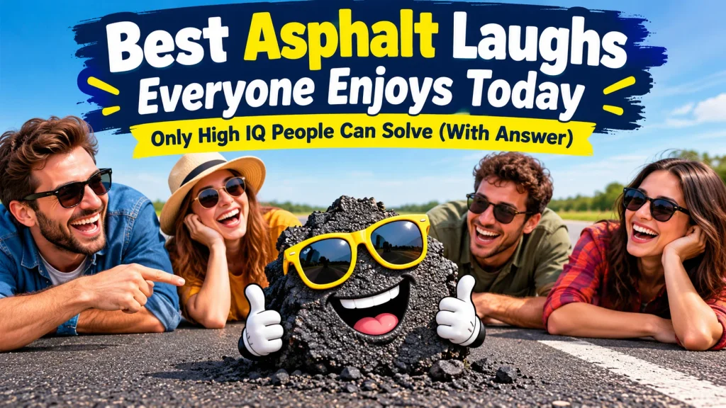 Best Asphalt Laughs Everyone Enjoys Today  With Laugh Clouds