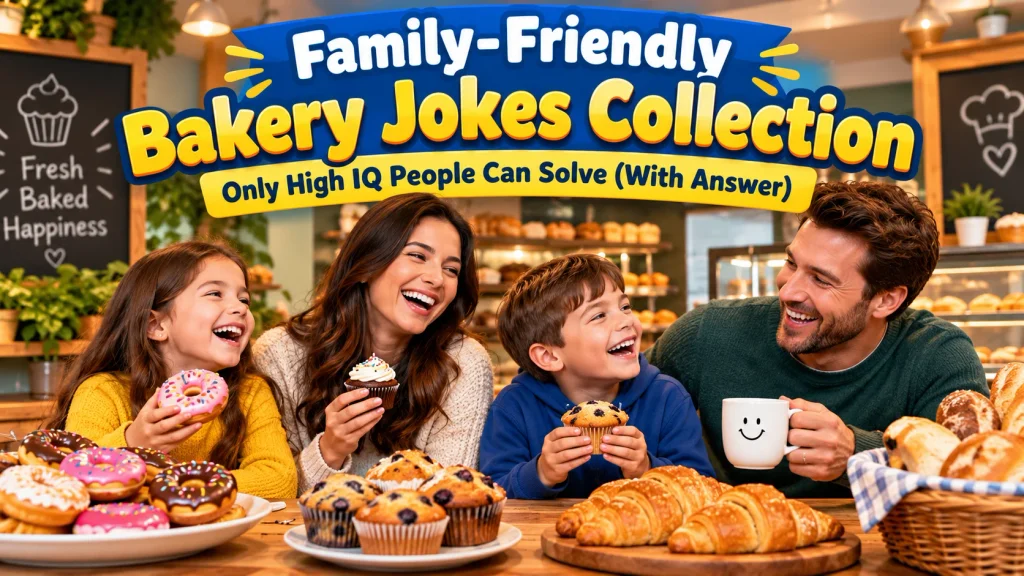 Family-Friendly Bakery Jokes Collection With Laugh Clouds