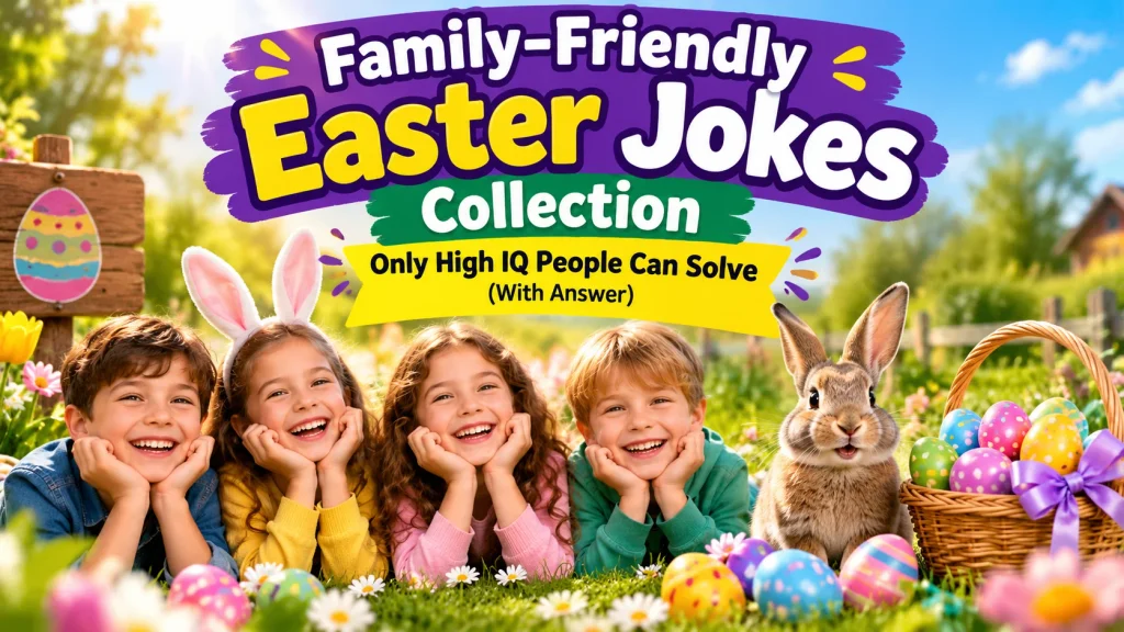 Family-Friendly Easter Jokes Collection With Laugh clouds