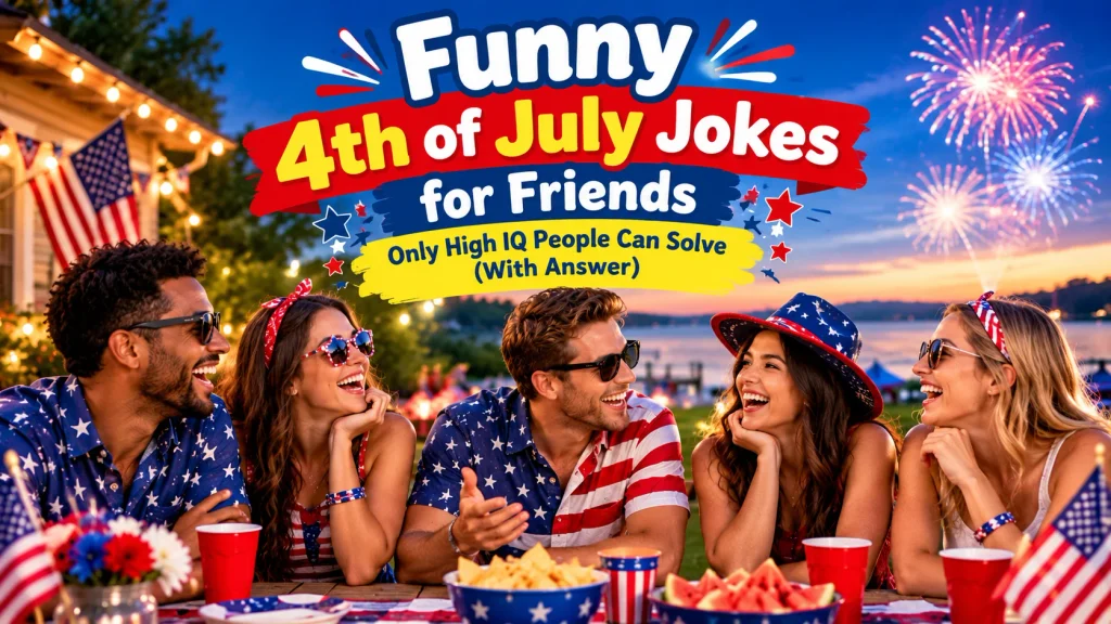 Funny 4th of July Jokes for Friends With Laugh Clouds