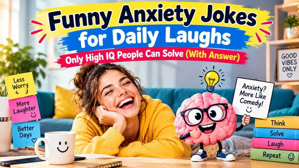 Funny Anxiety Jokes for Daily Laughs With Laugh Clouds