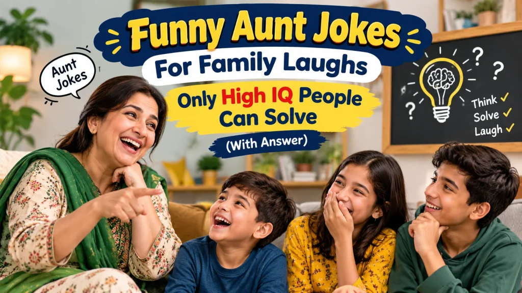 Funny Aunt Jokes For Family Laughs With Laugh Clouds