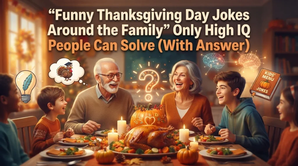 Funny Thanksgiving Day Jokes Around the Family With Laugh Clouds