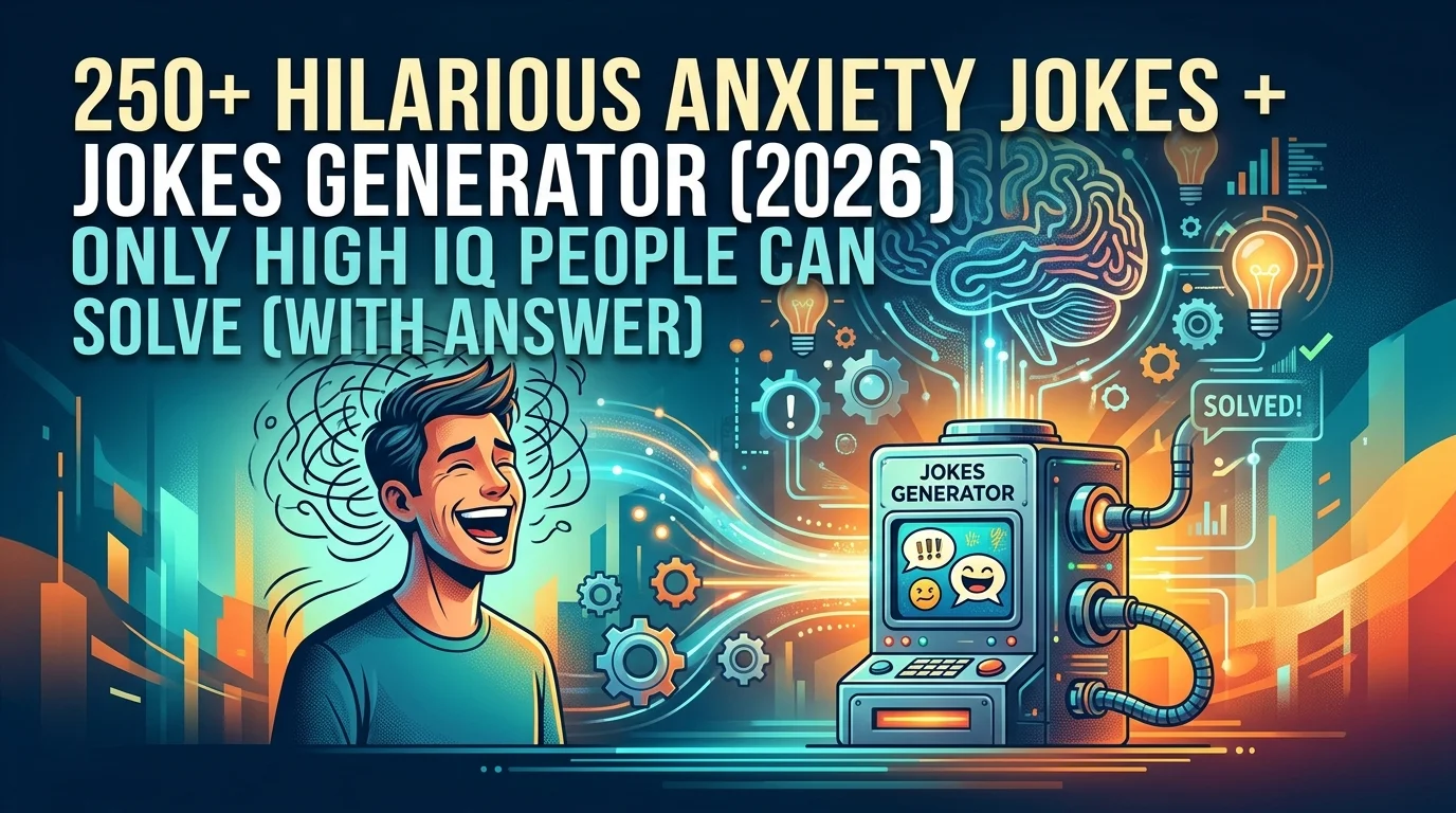 Hilarious Anxiety Jokes With Laugh Clouds