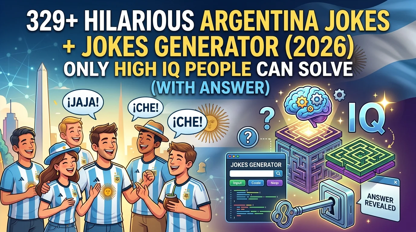 Hilarious Argentina Jokes With Laugh Clouds