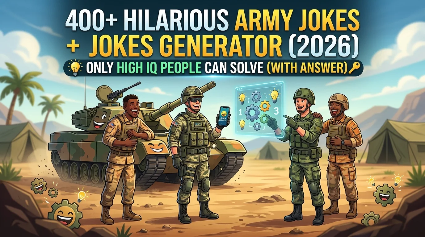 Hilarious Army Jokes With Laugh Clouds