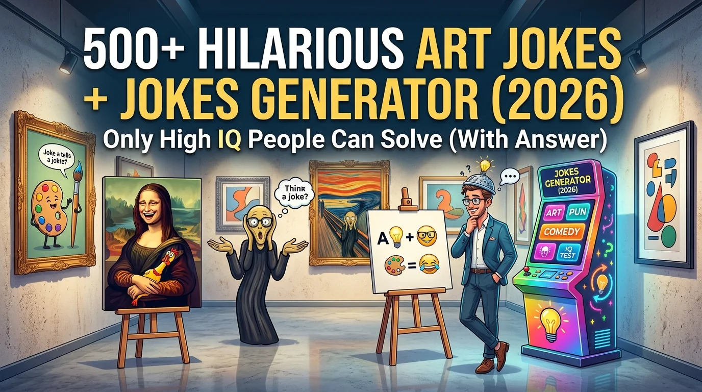 Hilarious Art Jokes With Laugh Clouds