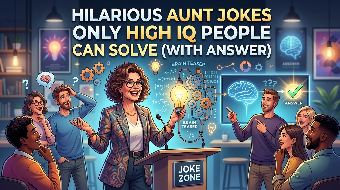 Hilarious Aunt Jokes With Laugh Clouds