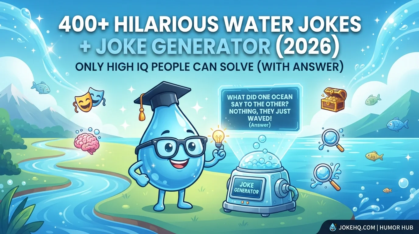 Hilarious Water Jokes With Laugh Clouds