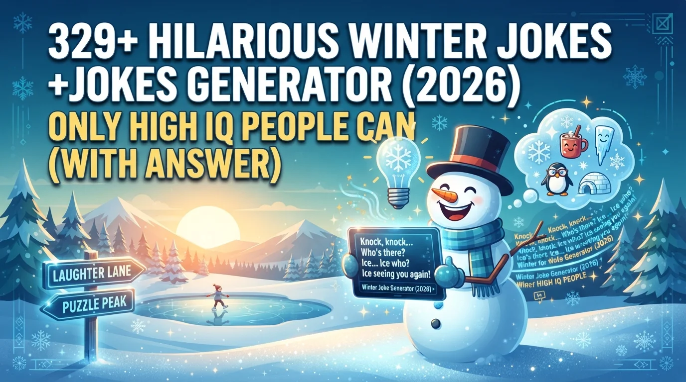 Hilarious Winter Jokes With Laugh Clouds