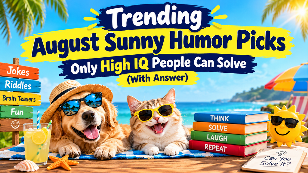 Trending August Sunny Humor Picks With Laugh Ckouds