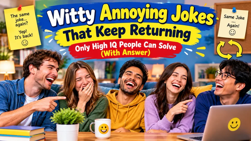 Witty Annoying Jokes That Keep Returning With Laugh clouds