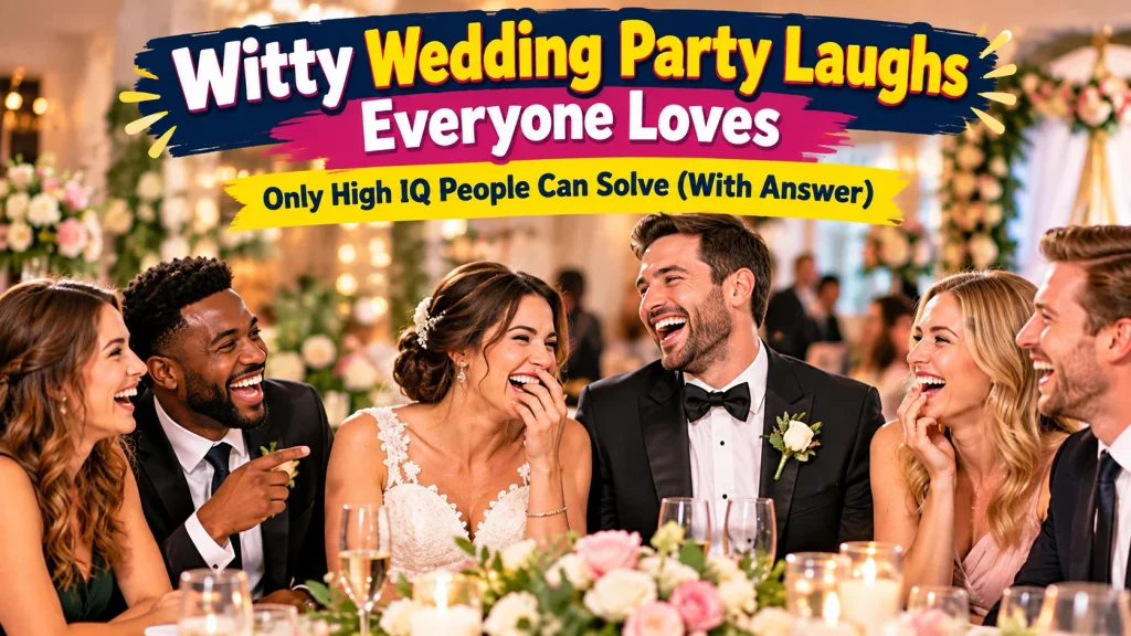 Witty Wedding Party Laughs Everyone Loves With Laugh Clouds